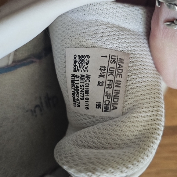 Kids Adidas Stan Smith Sneakers J Crew  size 1 - Picture 6 of 9